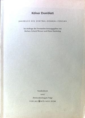 Seller image for Klner Domblatt. Jahrbuch des Zentral-Dombau-Vereins. 72. Folge; for sale by books4less (Versandantiquariat Petra Gros GmbH & Co. KG)