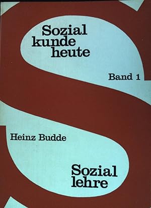 Bild des Verkufers fr Soziallehre. Sozialkunde heute Band 1 zum Verkauf von books4less (Versandantiquariat Petra Gros GmbH & Co. KG)