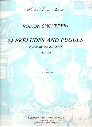 Imagen del vendedor de Twenty-four Preludes and Fugues, Volume II Nos. XIII-XXIV for Solo Piano a la venta por Snow Crane Media