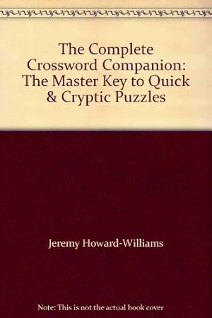 Bild des Verkufers fr Complete Crossword Companion zum Verkauf von WeBuyBooks
