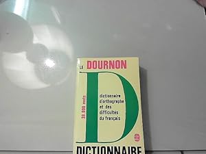 Bild des Verkufers fr Dictionnaire d'orthographe et des difficults du franais zum Verkauf von JLG_livres anciens et modernes