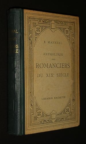 Bild des Verkufers fr Anthologie des romanciers du XIXe sicle zum Verkauf von Abraxas-libris