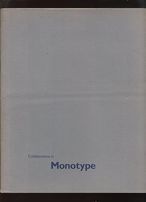 Seller image for Collaborations in Monotype for sale by Roger Lucas Booksellers