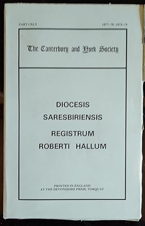 Bild des Verkufers fr The Register of Roberti Hallum, Bishop of Salisbury, 1407-17 zum Verkauf von Shore Books