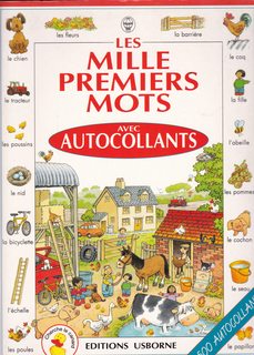 Les Mille Premiers Mots avec autocollants