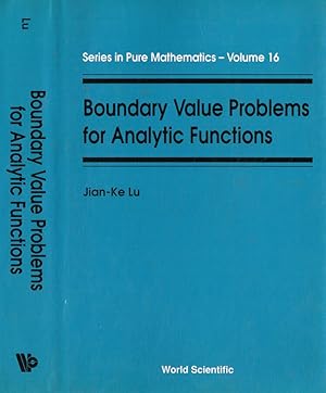 Boundary value problems for analytic functions