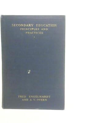 Bild des Verkufers fr Secondary Education Principles and Practices zum Verkauf von World of Rare Books
