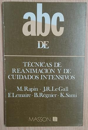 Seller image for ABC de tcnicas de reanimacin y de cuidados intensivos for sale by Libros Tobal