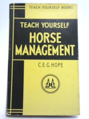 Imagen del vendedor de Horse Management a la venta por World of Rare Books