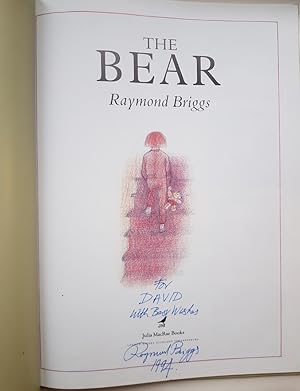 Seller image for THE BEAR, SIGNED BY RAYMOND BRIGGS for sale by Hornseys