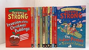 Imagen del vendedor de Laugh Your Socks Off With Jeremy Strong 14 Paperback Editions Includes Hundred Mile An Hour Dog, My Brothers Famous Botton, Invasion Of The Christmas Puddings + Many More a la venta por Goldstone Rare Books