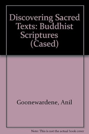 Imagen del vendedor de Discovering Sacred Texts: Buddhist Scriptures (Cased) a la venta por WeBuyBooks