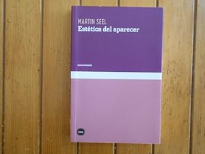 Seller image for Esttica del aparecer. Traducido por Sebastin Pereira Restrepo. 1a. EDICIN for sale by Librera Camino Bulnes