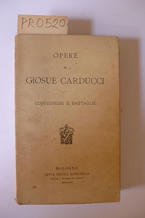 Immagine del venditore per Confessioni e battaglie (vol. IV) venduto da Studio Bibliografico Restivo Navarra
