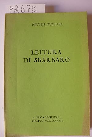 Lettura di Sbarbaro