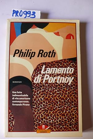 Imagen del vendedor de Lamento di Portnoy, romanzo a la venta por Studio Bibliografico Restivo Navarra