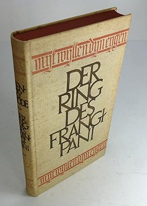 Seller image for Der Ring des Frangipani. Ein Erlebnis. for sale by Brbel Hoffmann