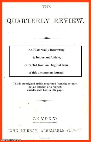 Seller image for Travels through Norway, Lapland, etc. Narratives by Skioldebrand, Von Buch, and Lamotte. An uncommon original article from The Quarterly Review, 1814. for sale by Cosmo Books