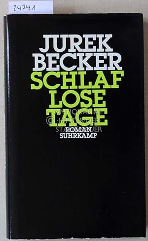 Seller image for Schlaflose Tage. for sale by Antiquariat hinter der Stadtmauer