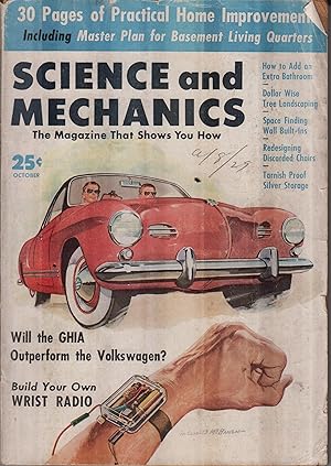 Bild des Verkufers fr Science and Mechanics Magazine zum Verkauf von Robinson Street Books, IOBA