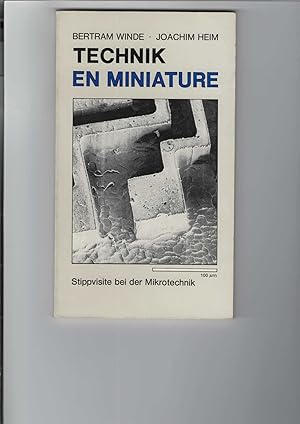 Bild des Verkufers fr Technik en Miniature. Stippvisite bei der Mikrotechnik. Zeichnungen: Rainer Grube, zum Verkauf von Antiquariat Frank Dahms