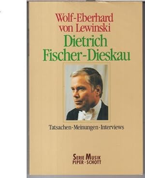 Bild des Verkufers fr Dietrich Fischer-Dieskau. Interviews, Tatsachen, Meinungen. - von Fischer-Dieskau signiert ! - Serie Musik, Piper/Schott, 8266. - zum Verkauf von Antiquariat Carl Wegner