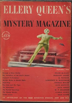 Imagen del vendedor de ELLERY QUEEN'S Mystery Magazine: September, Sept. 1948 a la venta por Books from the Crypt