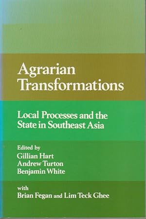 Bild des Verkufers fr Agrarian Transformations. Local Processes and the State in Southeast Asia. zum Verkauf von Asia Bookroom ANZAAB/ILAB