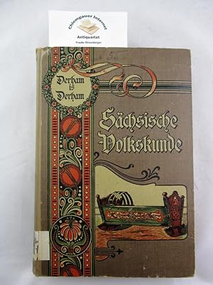 Imagen del vendedor de Schsische Volkskunde. a la venta por Chiemgauer Internet Antiquariat GbR