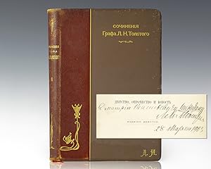 Sochinenia Grafa L.N. Tolstogo [Childhood, Boyhood, Youth].