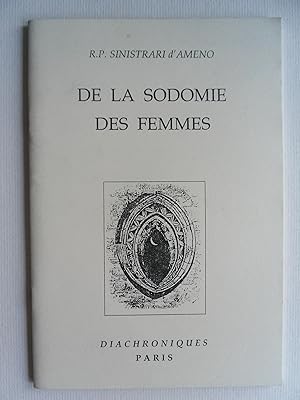 Imagen del vendedor de De la sodomie des femmes. a la venta por Philippe Moraux