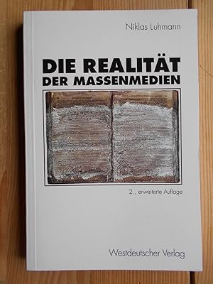 Bild des Verkufers fr Die Realitt der Massenmedien. Teil von: Bibliothek des Brsenvereins des Deutschen Buchhandels e.V. zum Verkauf von Antiquariat Rohde