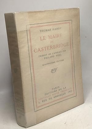 Image du vendeur pour La vie et la mort du maire de Casterbridge - histoire d'un homme de caractre 14e dition mis en vente par crealivres