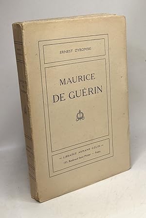 Imagen del vendedor de Maurice de Gurin a la venta por crealivres