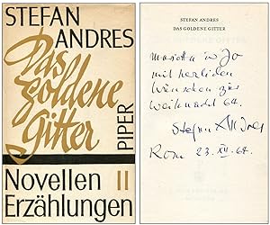 Seller image for Das goldene Gitter. Novellen und Erzahlungen II for sale by Studio Bibliografico Marini
