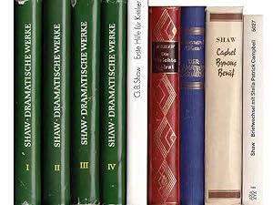 Büchersammlung George Bernard Shaw". 6 Titel (9 Bücher). 1.) Dramatische Werke, Eine Auswahl in ...