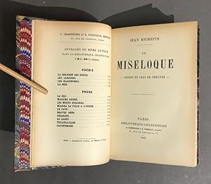 La Miseloque. Choses et gens de théâtre.