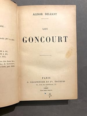 Les Goncourt.