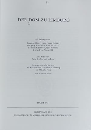Seller image for Dom zu Limburg. Quellen und Abhandlungen zur mittelrheinischen Kirchengeschichte ; 54. for sale by Antiquariat Bookfarm