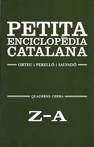 Seller image for PETITA ENCICLOPDIA CATALANA for sale by LLIBRERIA TECNICA