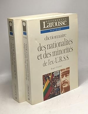 Image du vendeur pour Dictionnaire des nationalits et des minorits de l'ex-U.R.S.S. + Les grandes dates de la Russie et de l'U.R.S.S mis en vente par crealivres