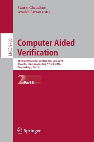 Imagen del vendedor de Computer Aided Verification a la venta por BuchWeltWeit Ludwig Meier e.K.