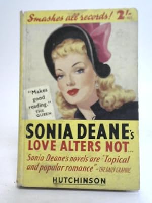 Seller image for Love Alters Not. for sale by World of Rare Books