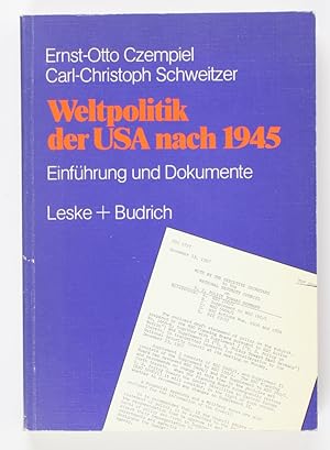 Image du vendeur pour Weltpolitik der USA nach 1945: Einfhrung und Dokumente mis en vente par Buchkanzlei