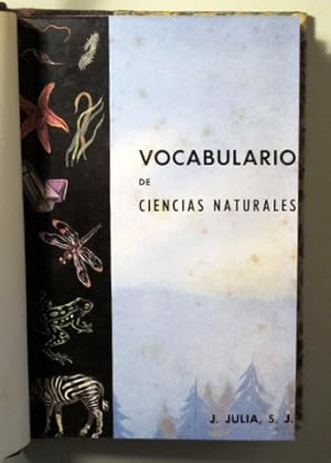 Imagen del vendedor de VOCABULARIO DE CIENCIAS NATURALES - Barcelona 1963 a la venta por Llibres del Mirall