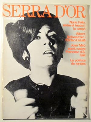 Image du vendeur pour SERRA D'OR. Nov. 1965 - Barcelona 1965 - Molt il lustrat mis en vente par Llibres del Mirall