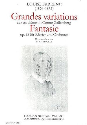 Bild des Verkufers fr Grandes variations sur un thme du Compte Gallemberg op.25fr Klavier und Orchester : Partitur zum Verkauf von AHA-BUCH GmbH