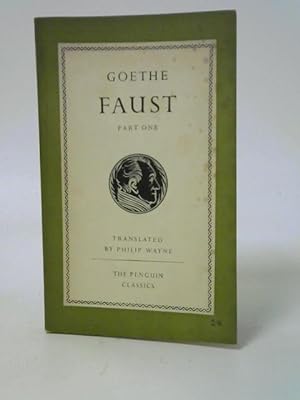 Bild des Verkufers fr Faust, Part One zum Verkauf von World of Rare Books