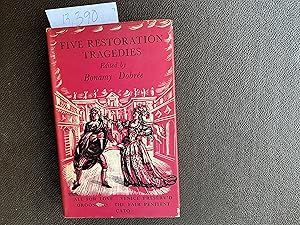 Imagen del vendedor de Five Restoration Tragedies. All For Love. Venice Preserv'd. Oroonoko. The Fair Penitent. Cato. a la venta por Book Souk