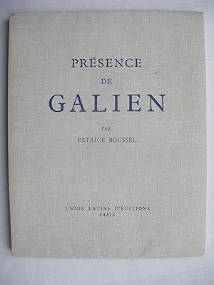 Bild des Verkufers fr Prsence de Galien zum Verkauf von La Bouquinerie des Antres